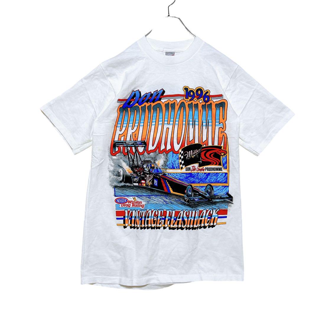 希少　90’s ドラッグレース Tシャツ (M) ドンプリュドム　ジャージーズ