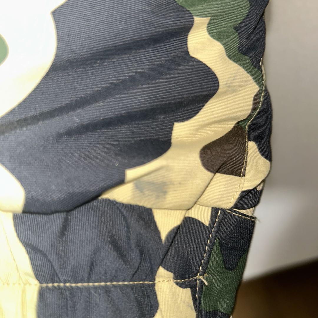 A BATHING APE ダウンジャケットフード付き