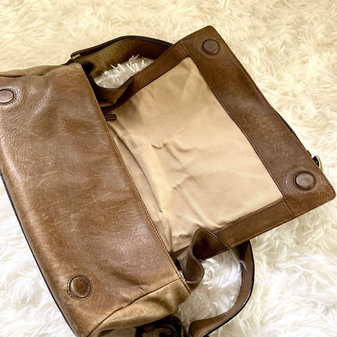 美品✨土屋鞄 ツチヤカバン ガジェットツールボックス ショルダーバッグ 本革
