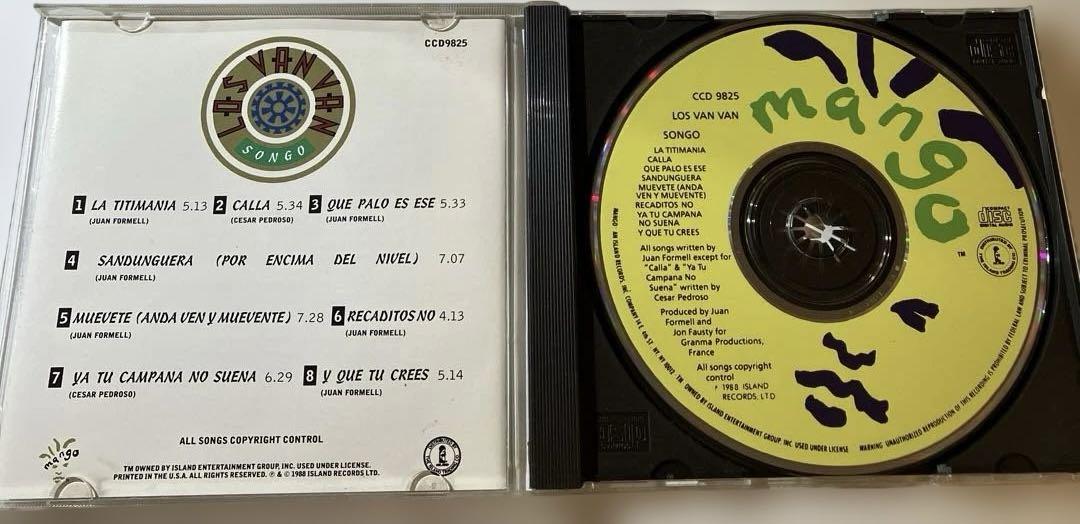 Los Van Van （1988）Songo CD - メルカリ