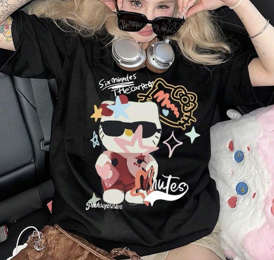 平成ギャル y2k ハローキティ tシャツ - メルカリ