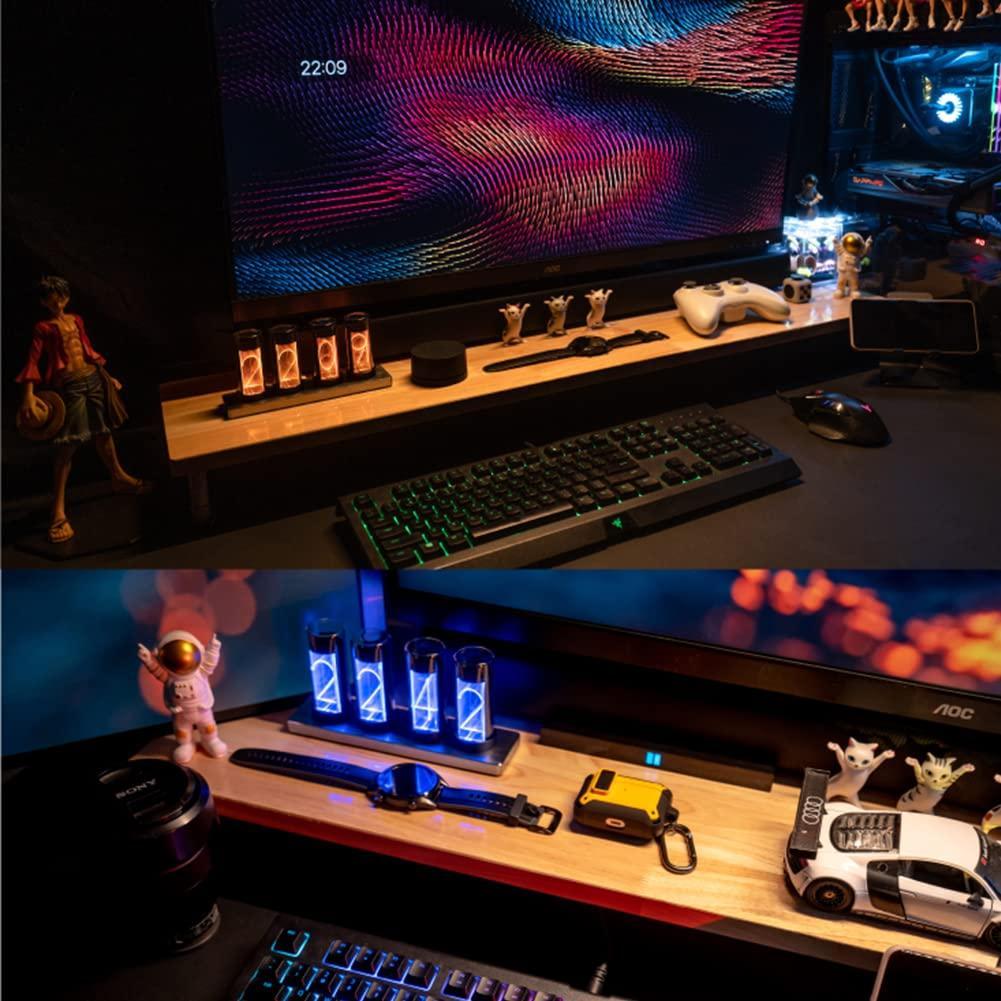 RGクロック 1600万色であなたの空間を彩る LED置き時計