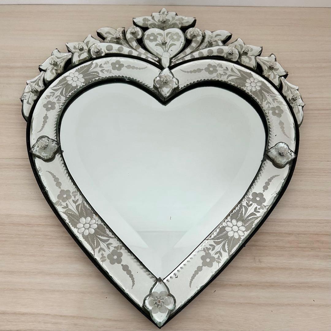 現地購入 ヴィンテージ☆彡 ベネチアンミラー 壁掛け 現地購入 ヴィンテージ☆彡 ベネチアンミラー 壁掛け