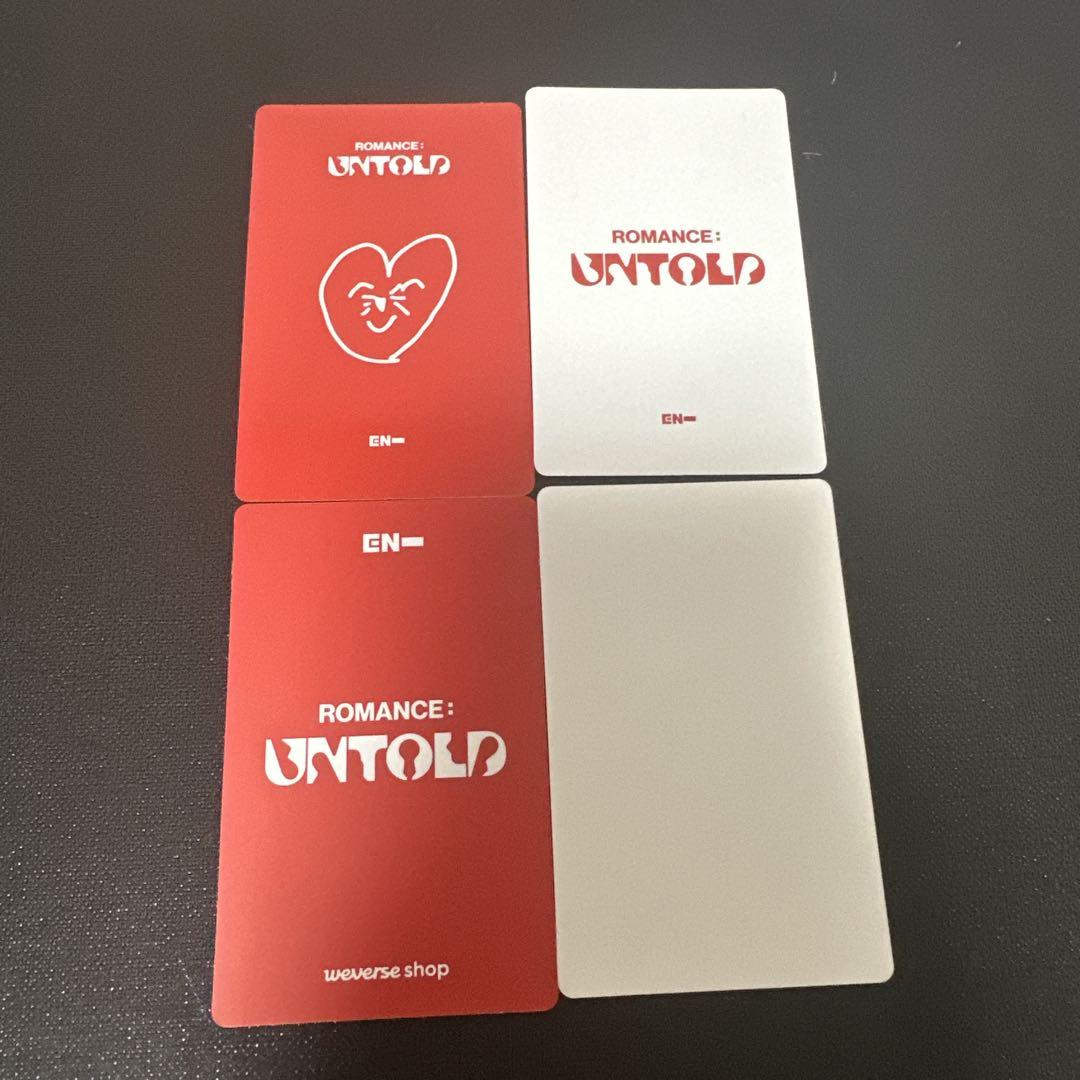ENHYPEN ROMANCE UNTOLD トレカセット - メルカリ