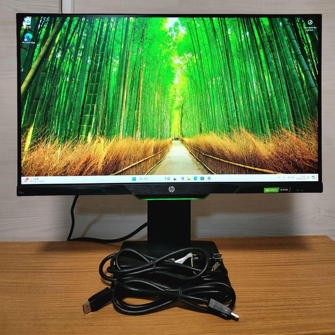 美品　HP 25X 24.5インチ ゲーミングモニター 144Hz