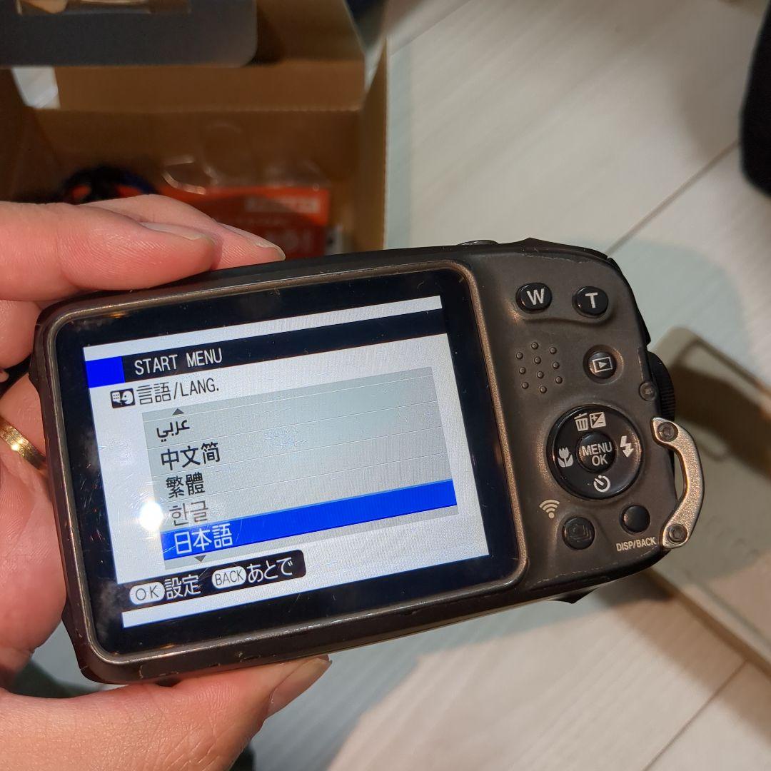 美品　Fujifilm FinePix XP120 防水デジタルカメラ　防塵　青