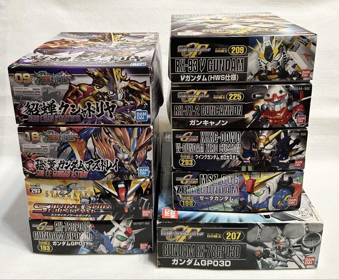● ガンダム プラモデル BB戦士 三国創傑伝 プラモ まとめ 未組立