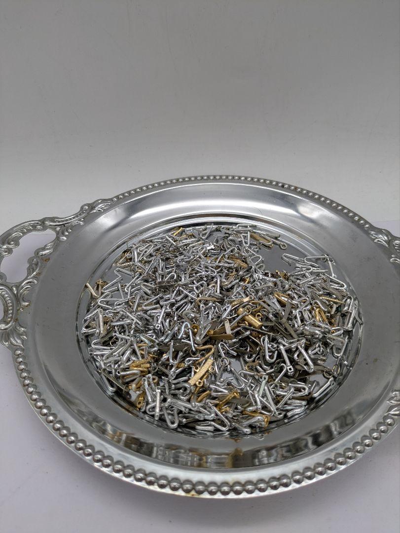 【希少品】ハンドメイドチャーム 留め具　昭和30年代　アクセサリ金具　真鍮