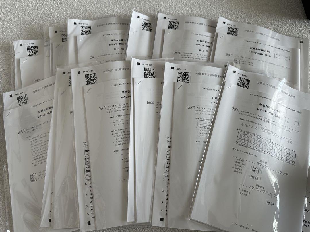い*ん様 【新品・未使用】CPA会計学院　公認会計士試験テキスト　2025年目標