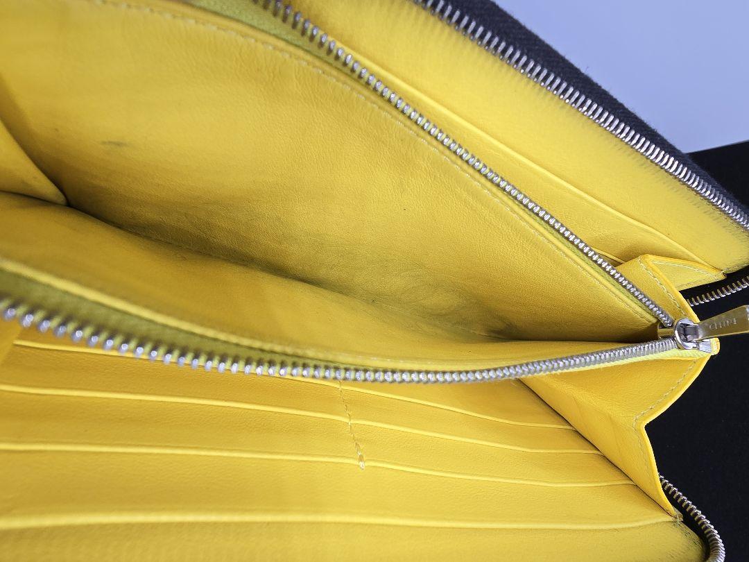 セリーヌ　長財布　フィービー期　ラウンドファスナー　レザー　シボ革　黒