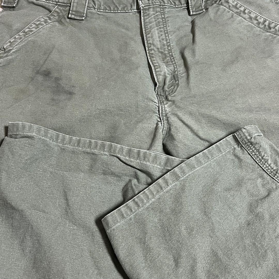 Carhartt（カーハート）キャンバスペインターパンツ/34/カーキ/US古着