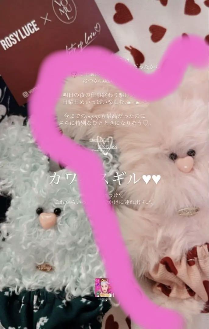 ROSYLUCY WEB完売 板野友美ブランドうさぎ人気チャーム