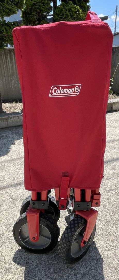 Coleman 赤 キャリーワゴン　コールマン