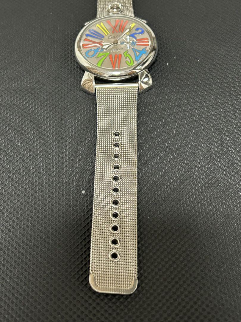 GAGA MILANO 46mm 5080.1 ステンレス アナログ 腕時計