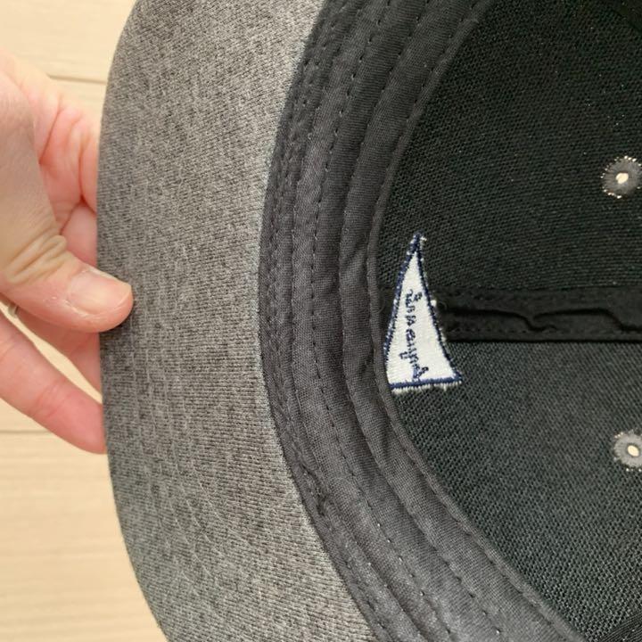 メルカリ キッズ キャップ 帽子 Cap グレー ダークグレー 男の子