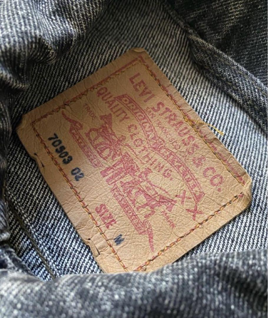 ジャケット・アウター 90's Levi's Black Denim Tracker Jacket