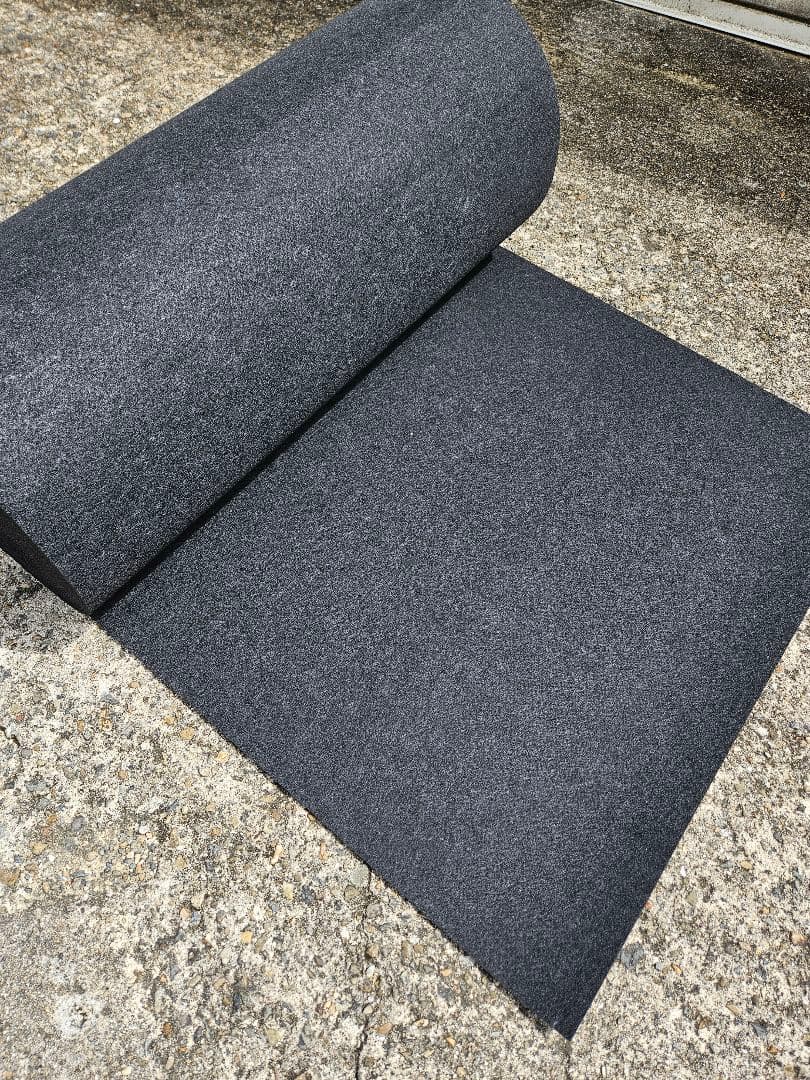 【新品】本格ポリエステル不織布 防草シート(ブラック)　巾1m×30m