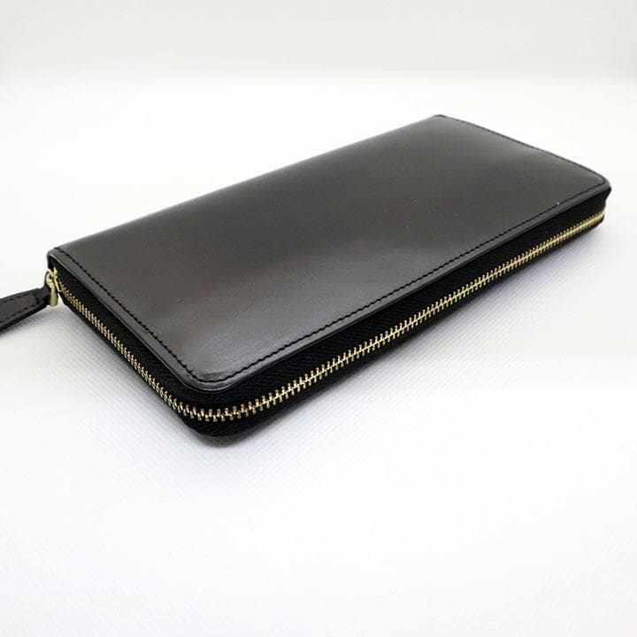 ココマイスター ジョージブライドル ラウンド長財布 ブラック | ncdc