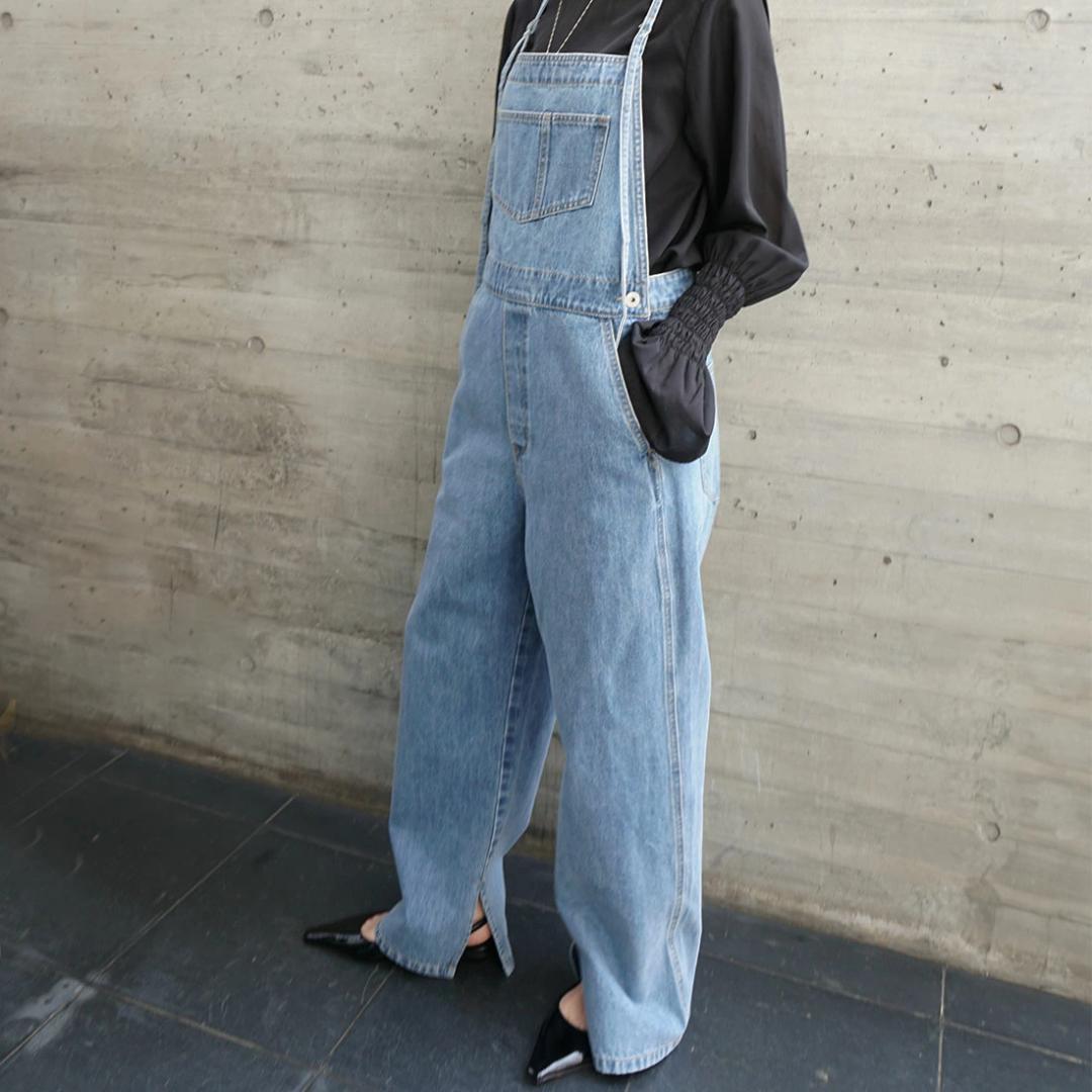 FASHFREN ファッシュレン デニムオーバーオール - メルカリ