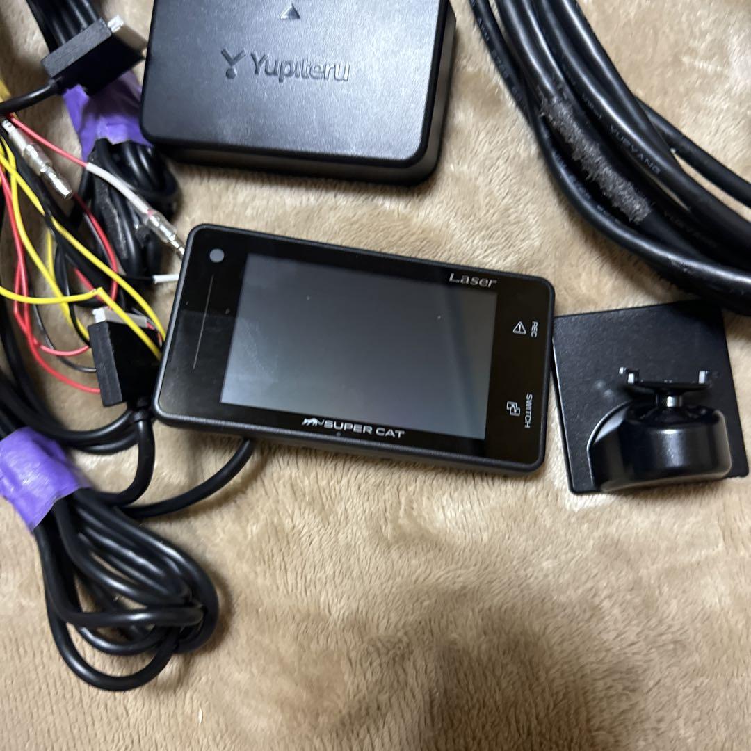 ユピテルZ840DRドラレコ　セパレートレーザー＆レーダー探知機&リアカメラ