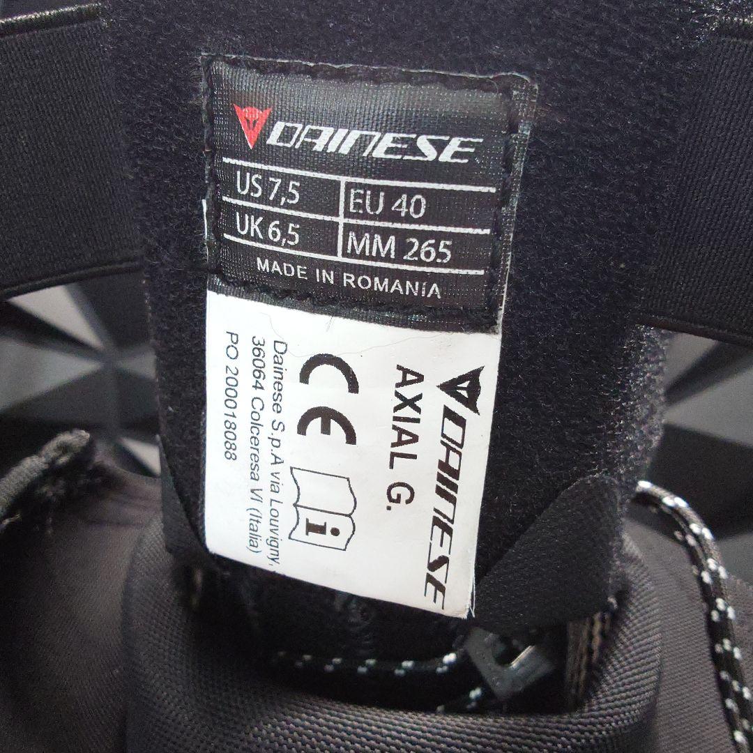 Dainese Axial Gore-Tex 　26.5cm