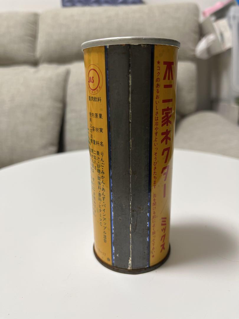 レトロ1970年代FUJIYA ネクタール ピーチ 空き缶