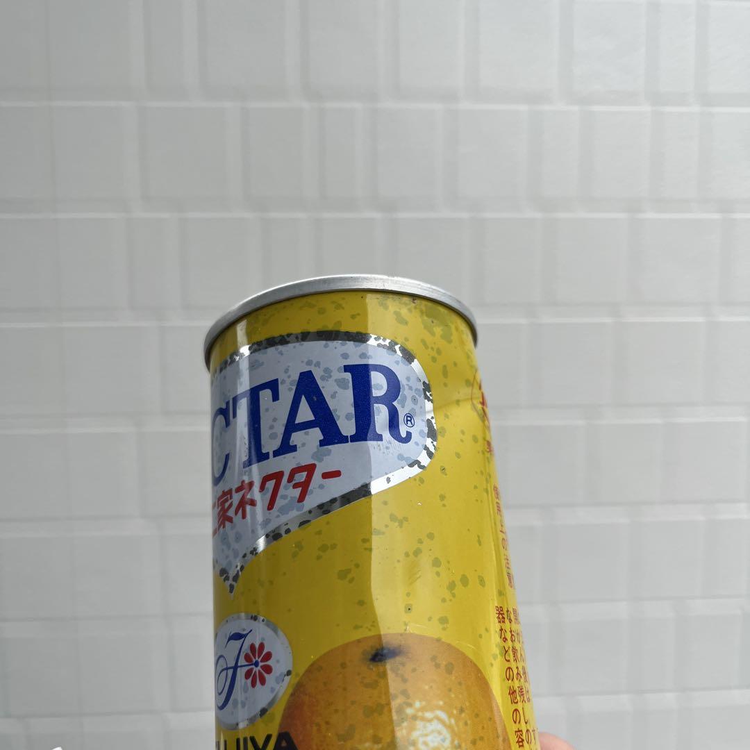 レトロ1970年代FUJIYA ネクタール ピーチ 空き缶