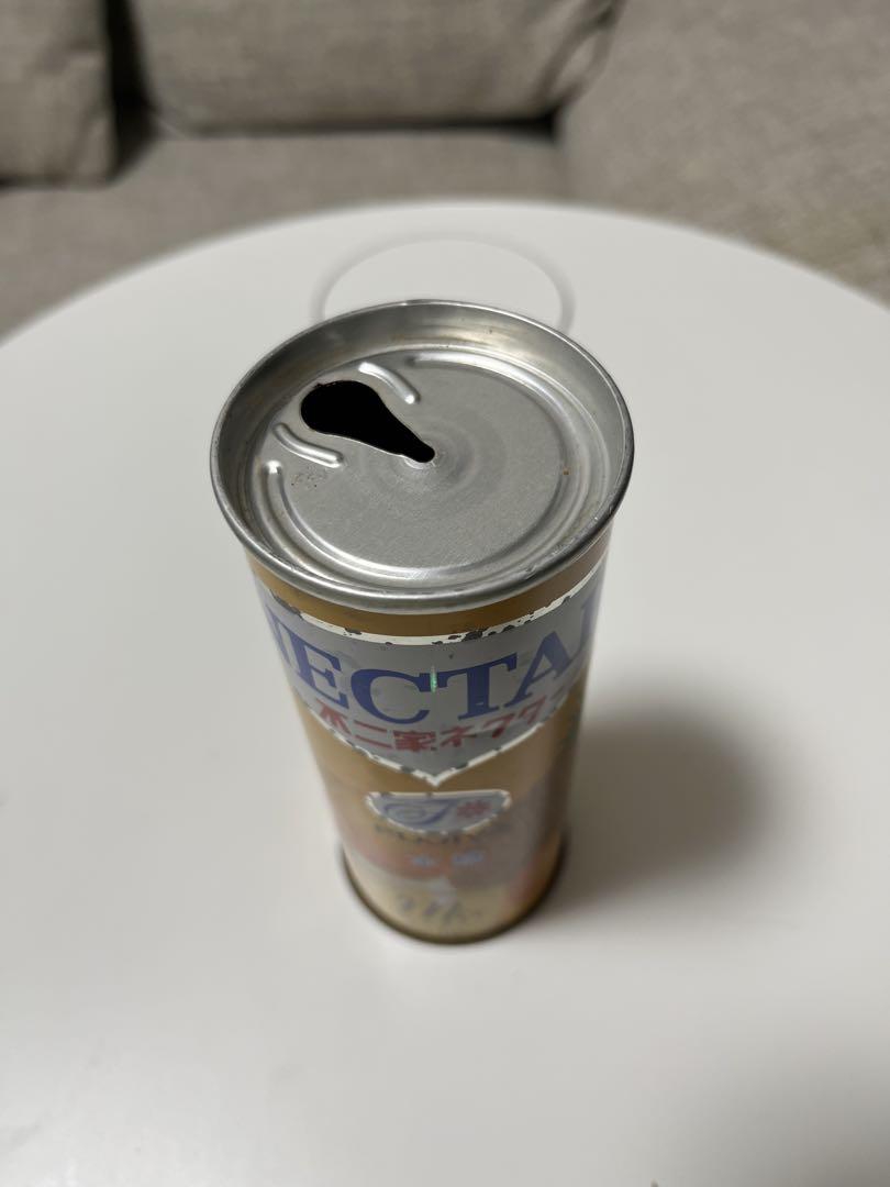 レトロ1970年代FUJIYA ネクタール ピーチ 空き缶