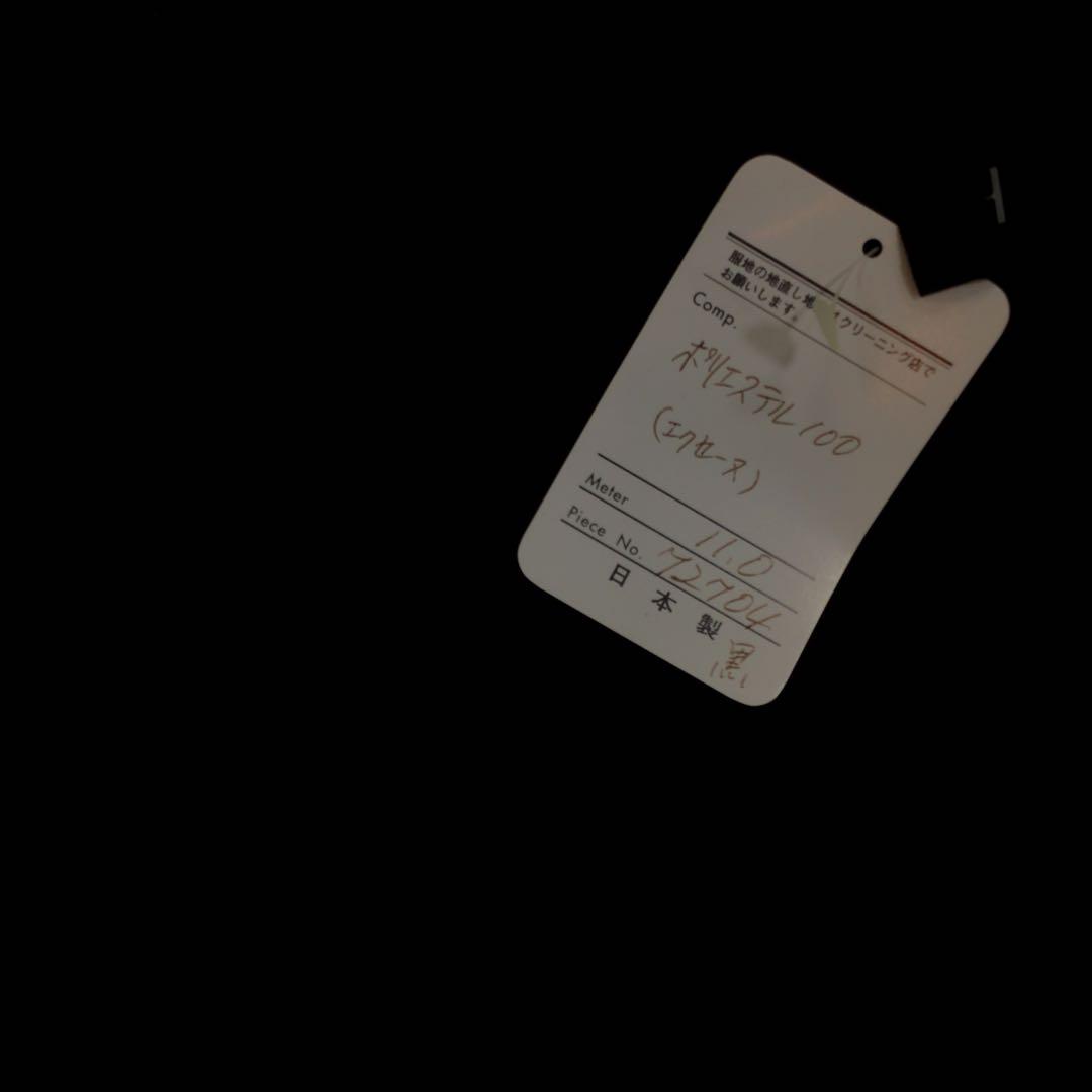 日本製　ベロア生地　11m ブラック