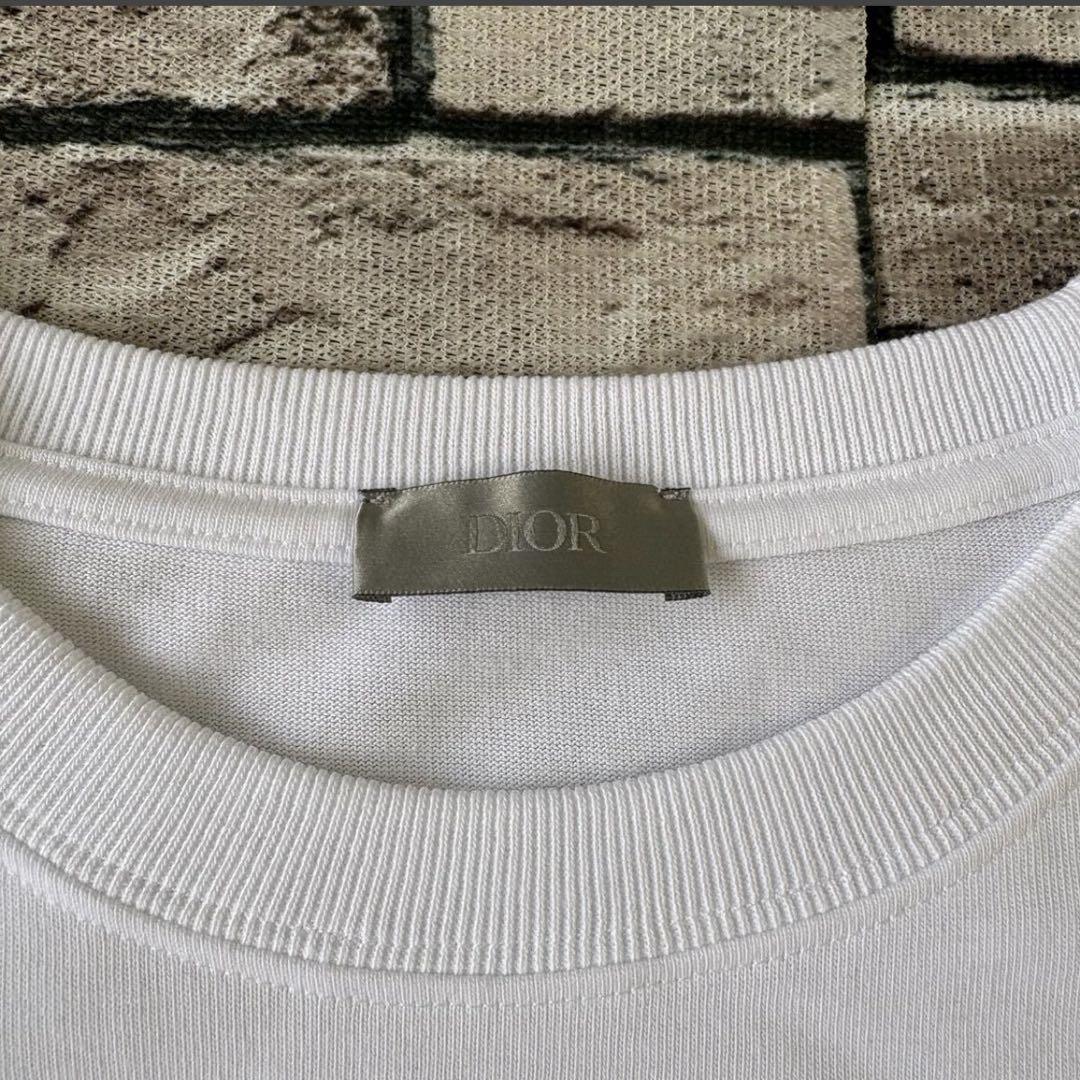 DIOR ディオール★23SS グラデーションローレルロゴクルーネックTシャツ