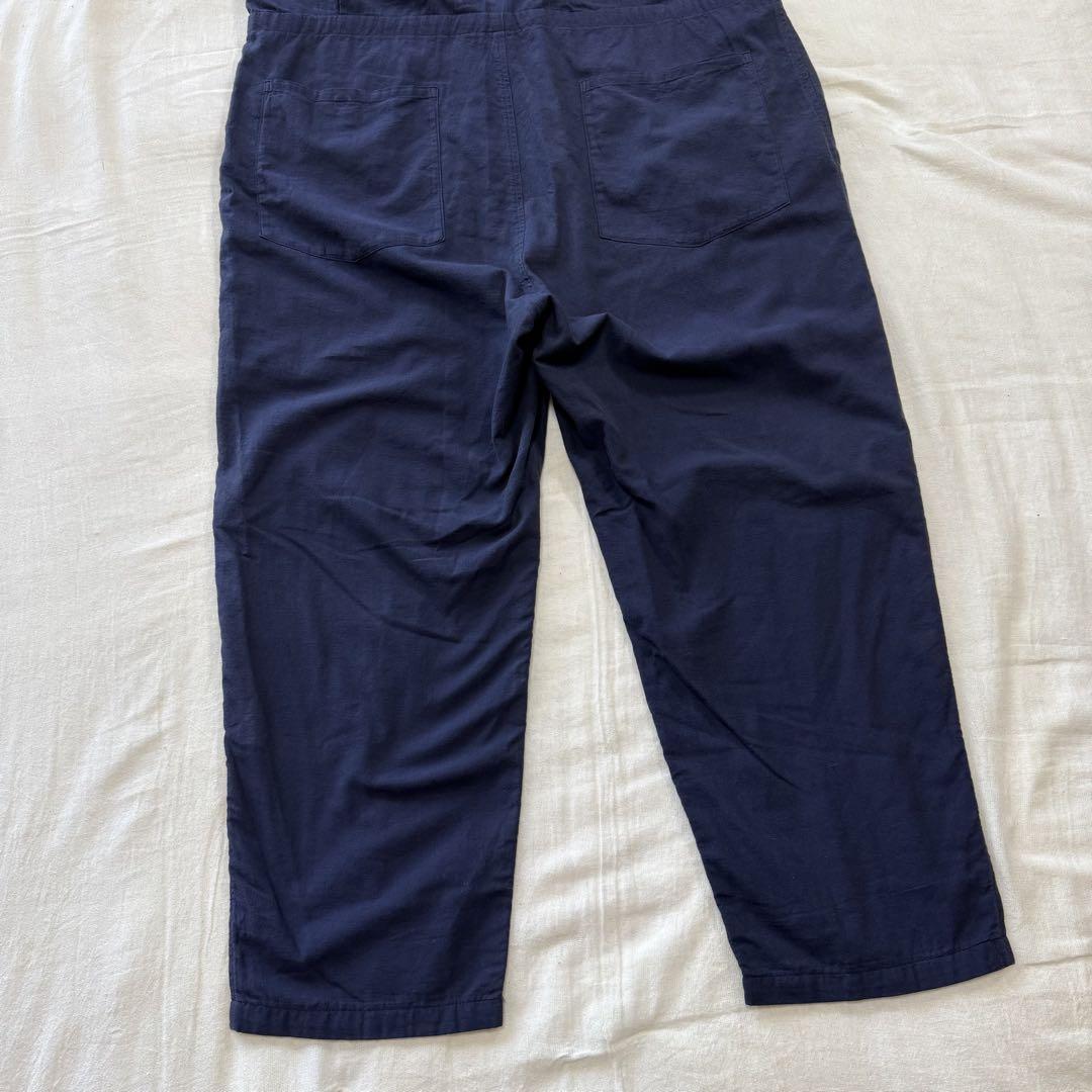 COMOLI 2018SS ベタシャン オールインワン 半袖 L ネイビー