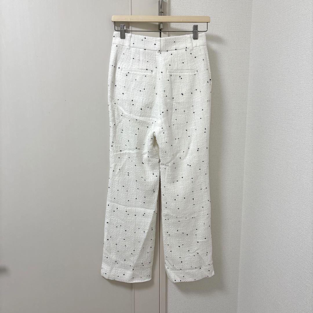 【25ss 未使用】ANAYI ツイード ドット パンツ 25ss 未使用】ANAYI ツイード ドット パンツ - メルカリ