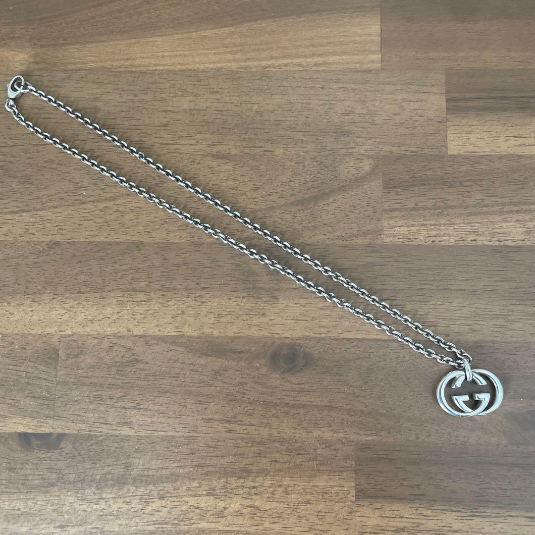 GUCCI GGネックレス　シルバー