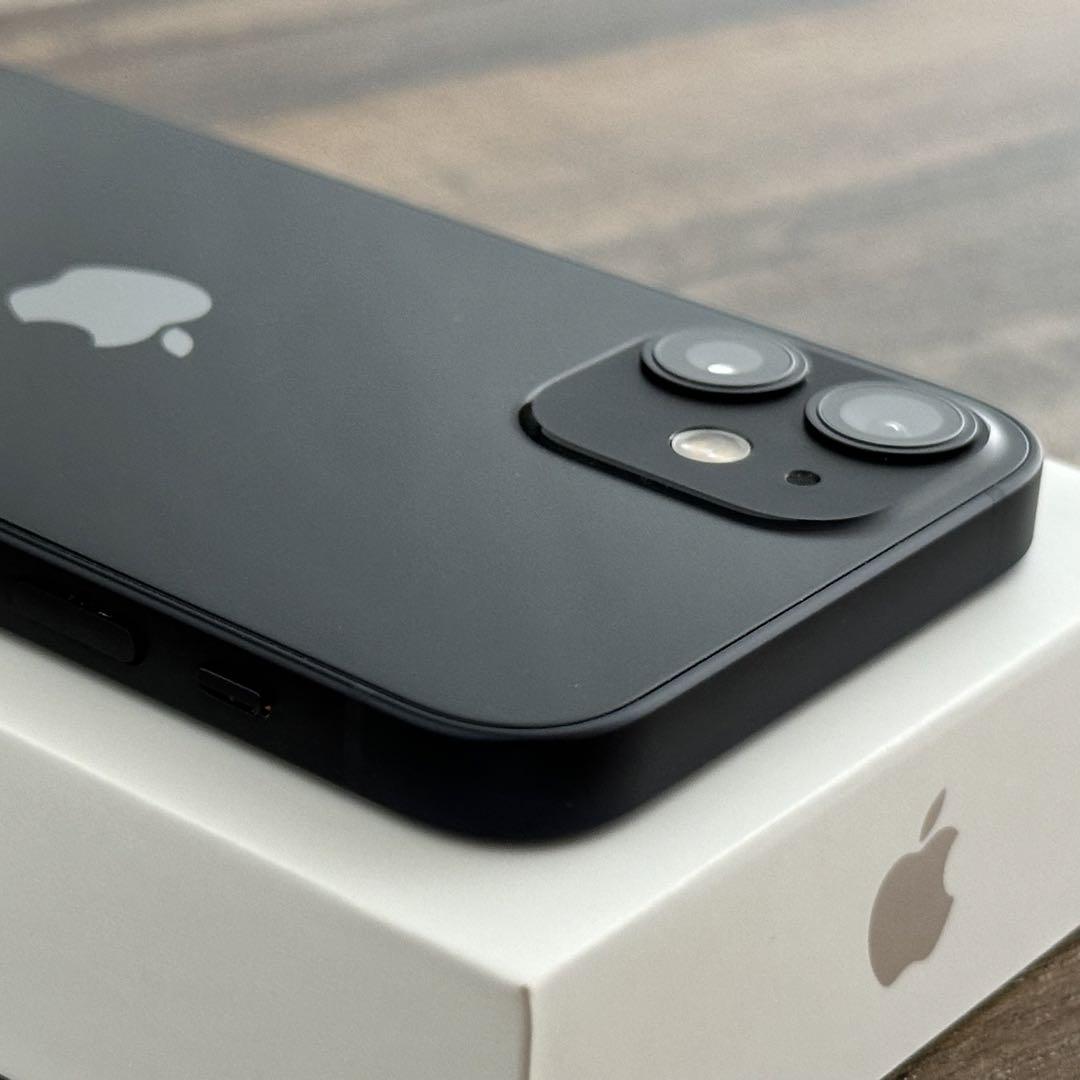 【上美品☆】iPhone12mini 本体 Black 256GB SIMフリー