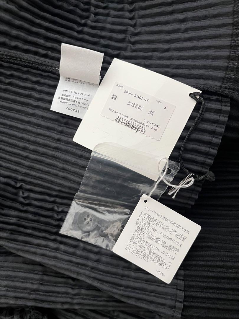 HOMME PLISSE BASICS HP55JD401 サイズ4 ブラック