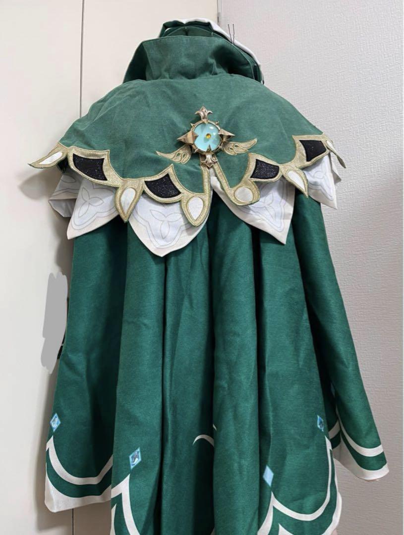 猫屋小舗　原神　ウェンティ　コスプレ衣装+ウィッグ+靴　フルセット