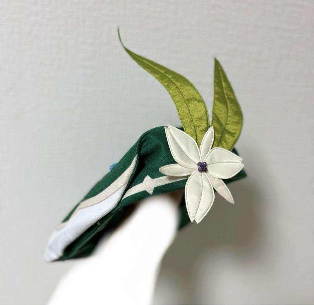 猫屋小舗　原神　ウェンティ　コスプレ衣装+ウィッグ+靴　フルセット