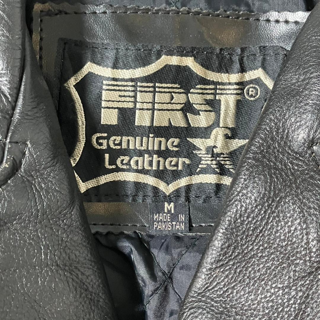 お手頃価格 FIRST vintage US 80s ライダースジャケット N465 短丈 ジャケット・アウター