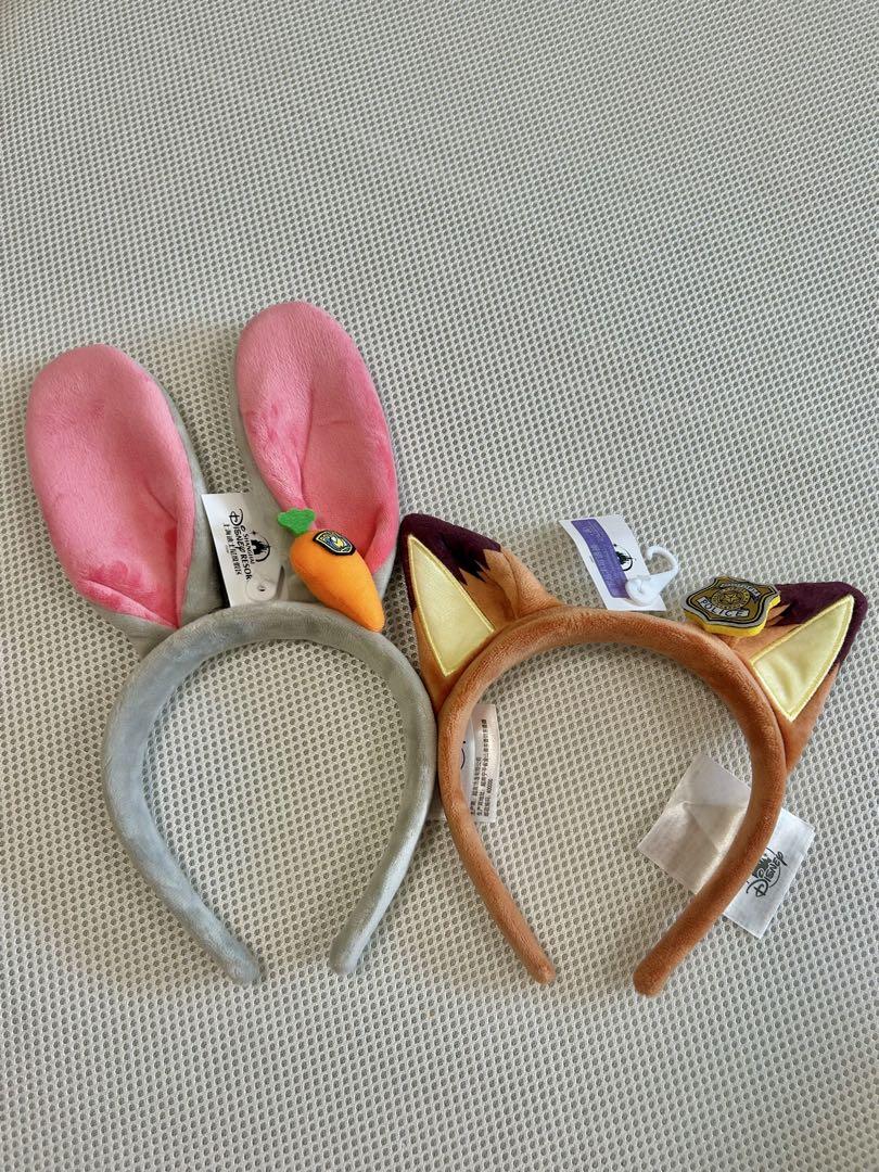 上海ディズニー 香港 カチューシャ ジュディ ニック ズートピア