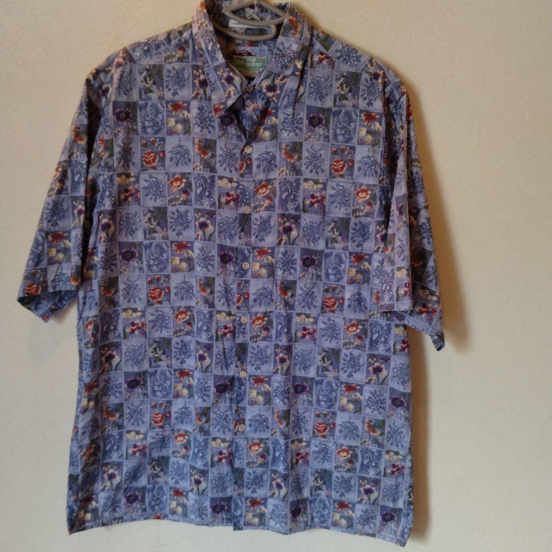 美品✨ reyn spooner レインスプーナー アロハシャツ М エジプト綿