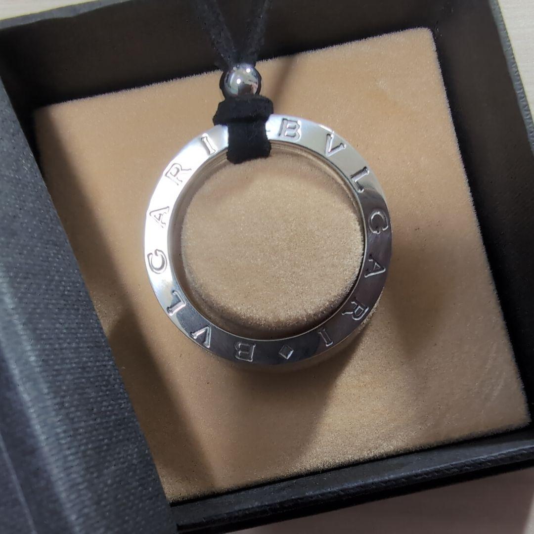 【超美品】ブルガリ キーリング シルバーネックレス 専用保存ケース付き 美品 BVLGARI ブルガリ キーリング ネックレス ケース付き