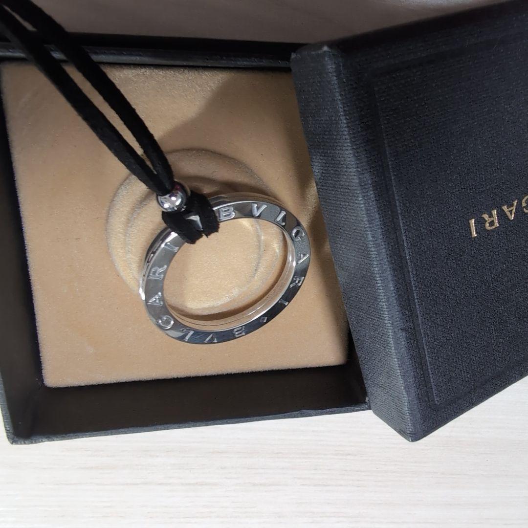 最終お値下げ【超美品】ブルガリ キーリング シルバー ネックレス 保存ケース付き 美品 BVLGARI ブルガリ キーリング ネックレス ケース付き