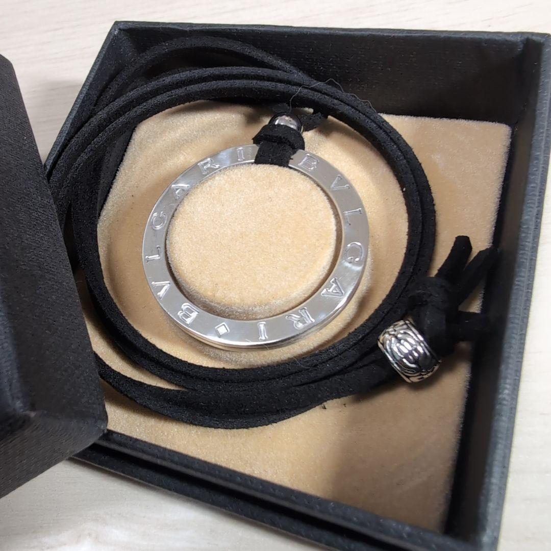 【超美品】ブルガリ キーリング シルバーネックレス 専用保存ケース付き 美品 BVLGARI ブルガリ キーリング ネックレス ケース付き
