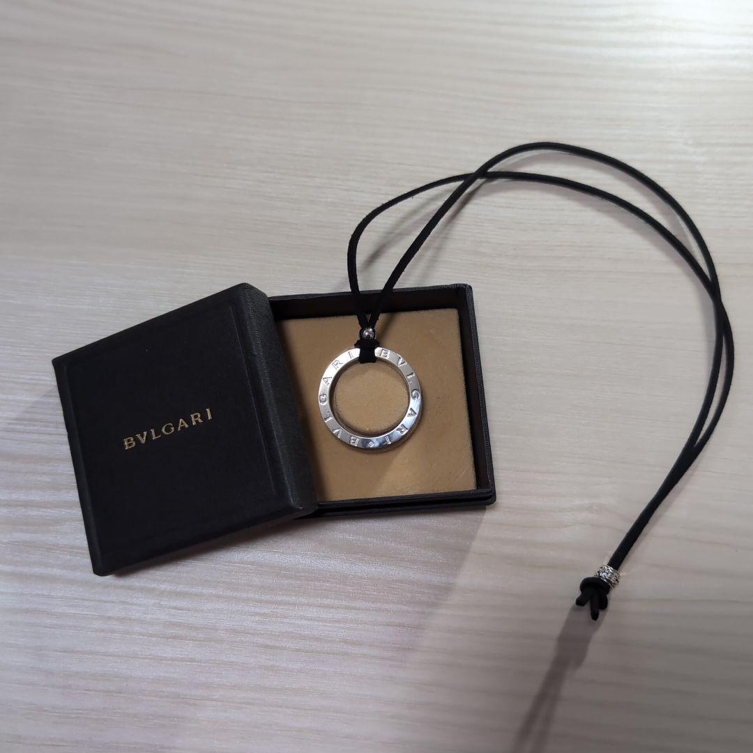 美品 BVLGARI ブルガリ キーリング ネックレス ケース付き