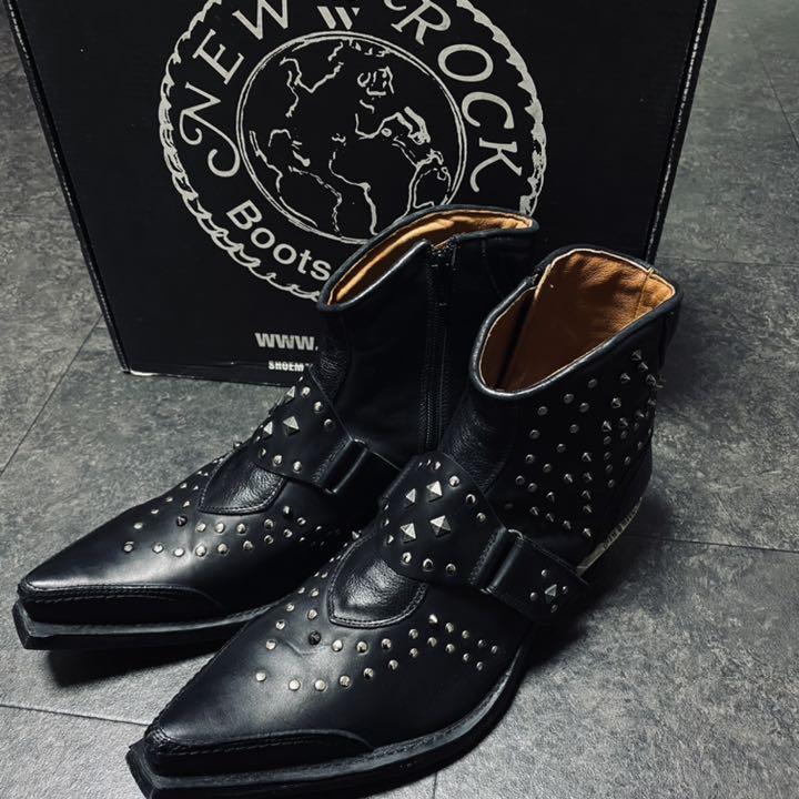 NEWROCK M.7957 レザーブーツ 新品