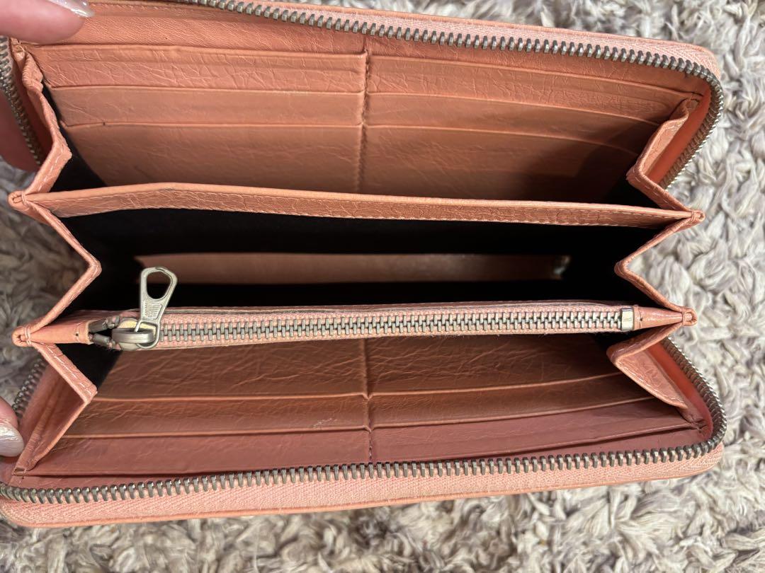 バレンシアガ　長財布　ピンク　BALENCIAGA