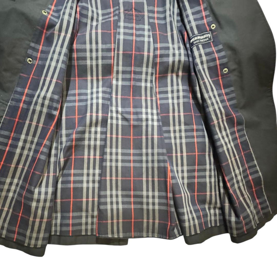 ヴィンテージ✨バーバリー トレンチコート 英国製 ノバチェック 総柄 ロング S ヴィンテージ✨バーバリー トレンチコート 英国製 ノバチェック 総柄 ロング S