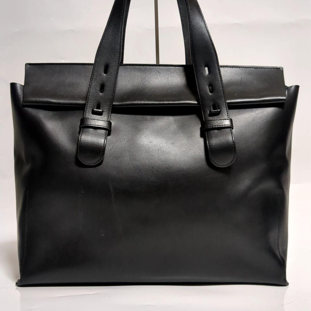 ✨FARO✨Double Face Flap Tote レザー ブラック