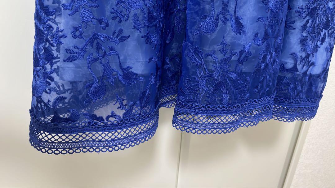 美品 橋本環奈着 CELFORD オーナメント刺繍 レースワンピース