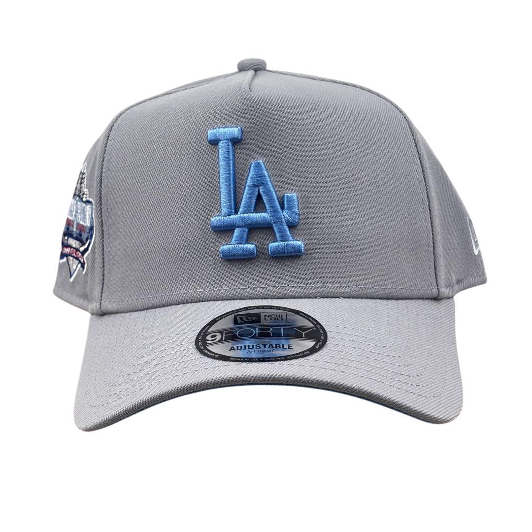 海外限定 ニューエラ キャップ ドジャース グレー 水色 Newera 正規